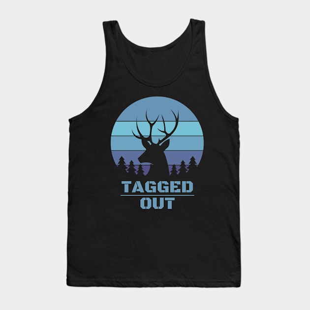 Tagged Out,  Deer Hunter Tank Top by E.S. Creative